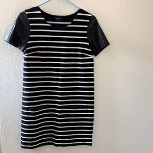Black & white striped Club Monaco dress